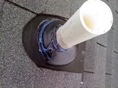 Woodstock's Best Gutter Cleaners' Certainteed Certified roofers can replace your cracked and rotted vent boots.